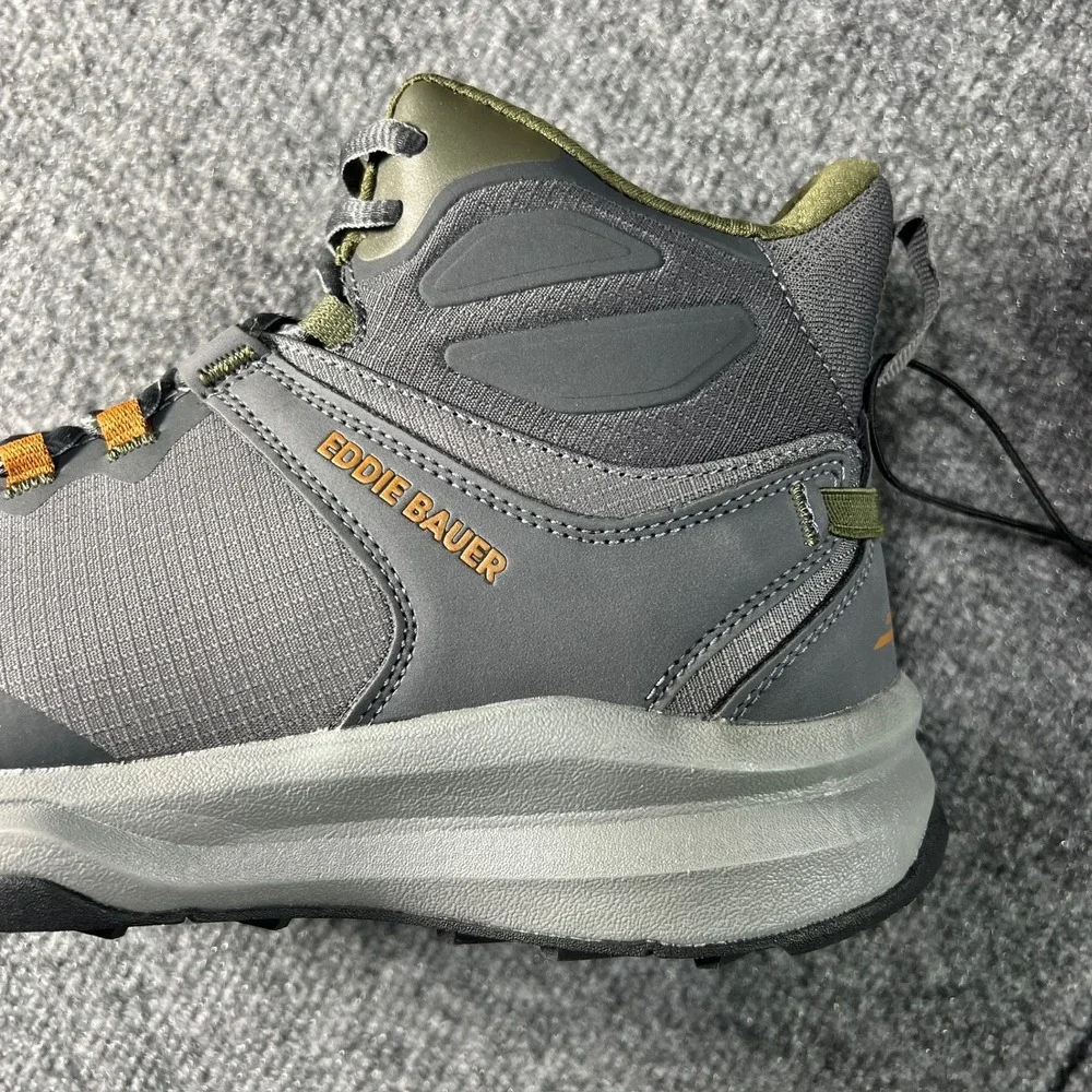 NIB‎ Eddie Bauer Mens 9 Rapoza Outdoor Hiking Sneaker Boot Grey 196064522050